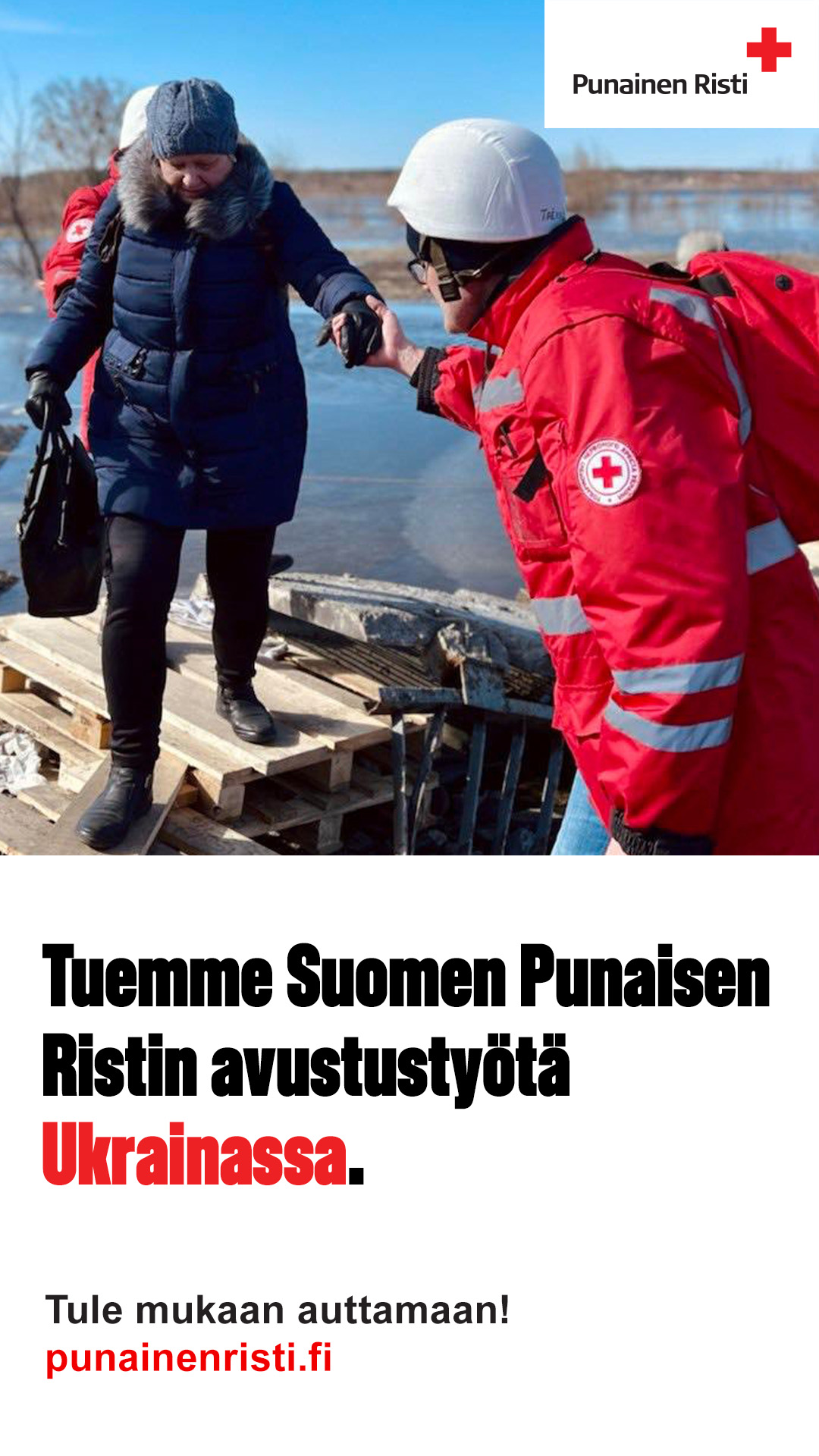 Punainen risti Tuemme Ukrainaa 